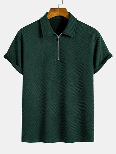 Polo mit Reißverschluss