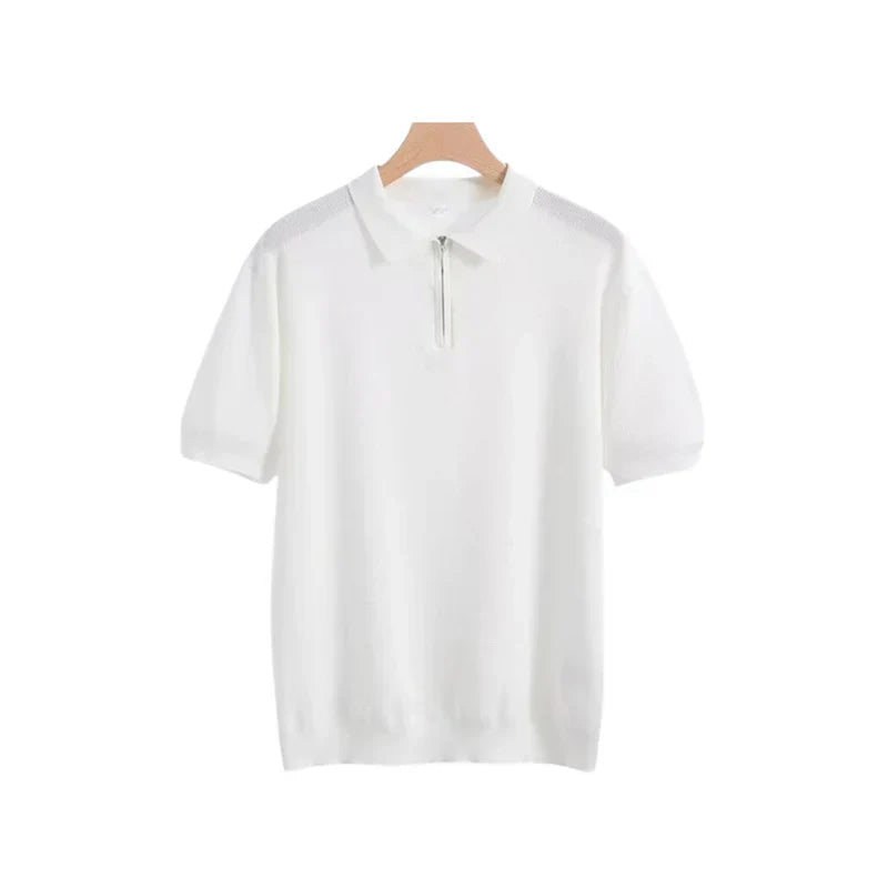 Zip Up Polo