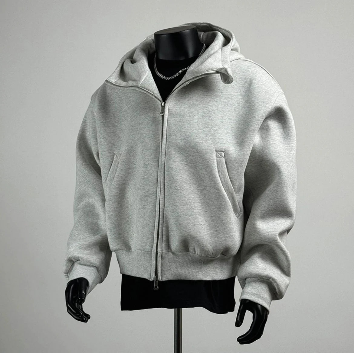Oversized Zip Hoodie - Men