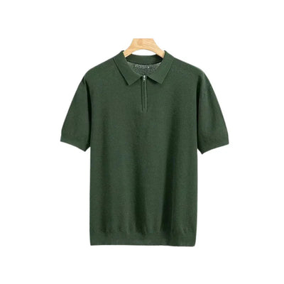 Zip Up Polo