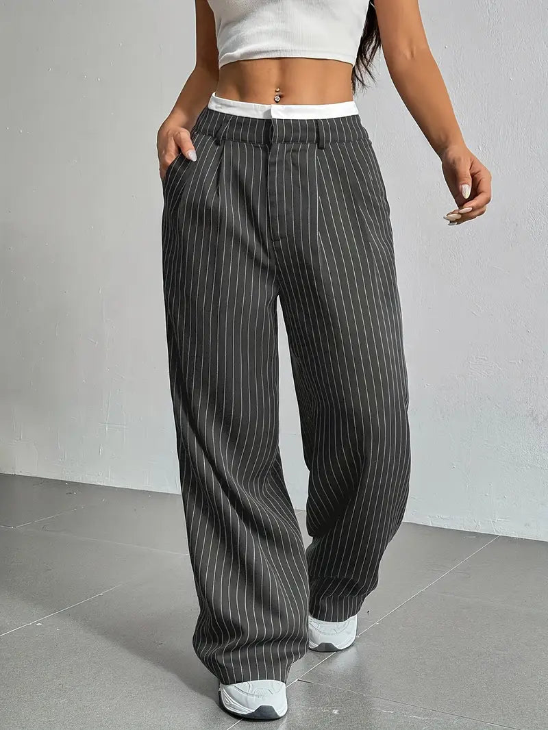 High-Waist Damen Anzughose