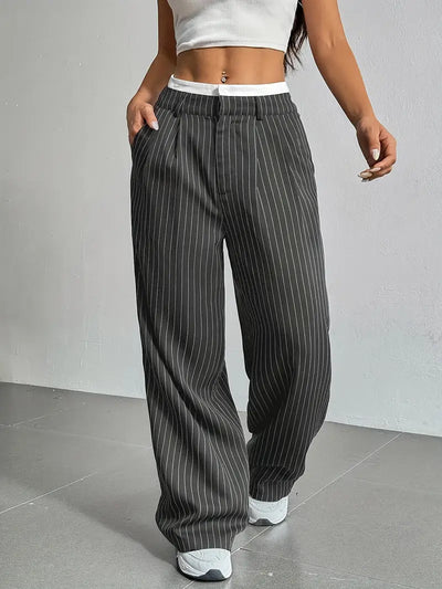 High-Waist Damen Anzughose