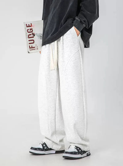 Wide Leg Basic Sweatpants - Herren