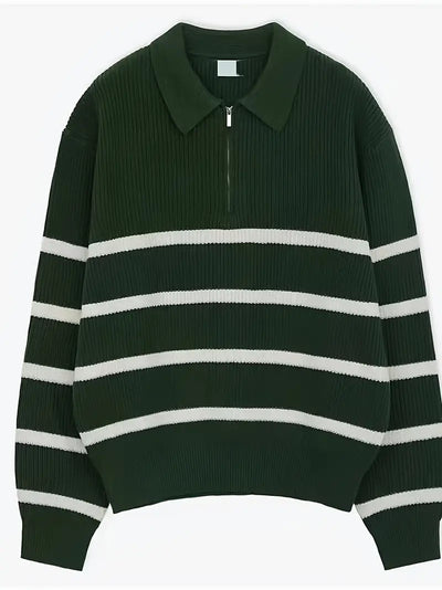 Half-Zip Knit Sweater Herren