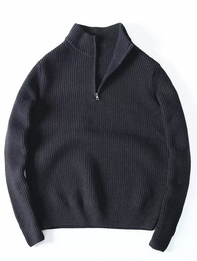 Oldmoney Knit Half Zip - Herren
