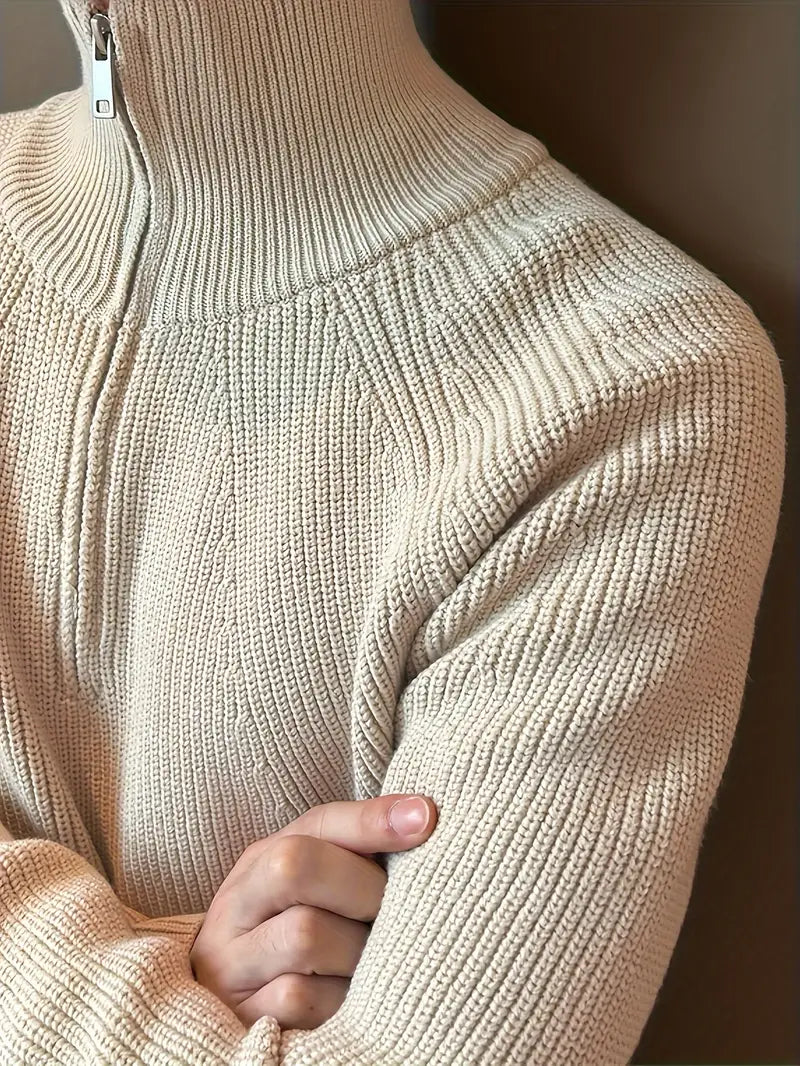 Half-Zip Knit Sweater Herren