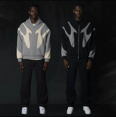 Oversized Zip-Hoodie - Herren