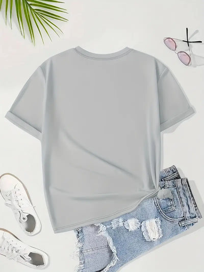 Casual Anime Print Tee