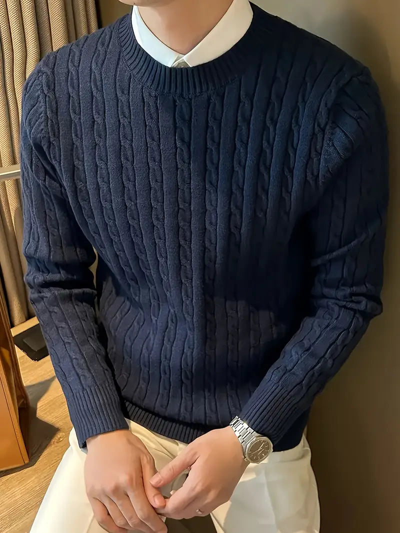 Rundhals Knit Sweater Herren