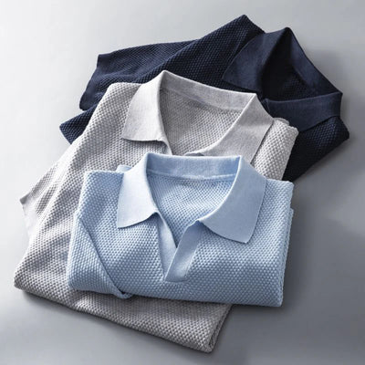 Gestricktes Poloshirt für Herren