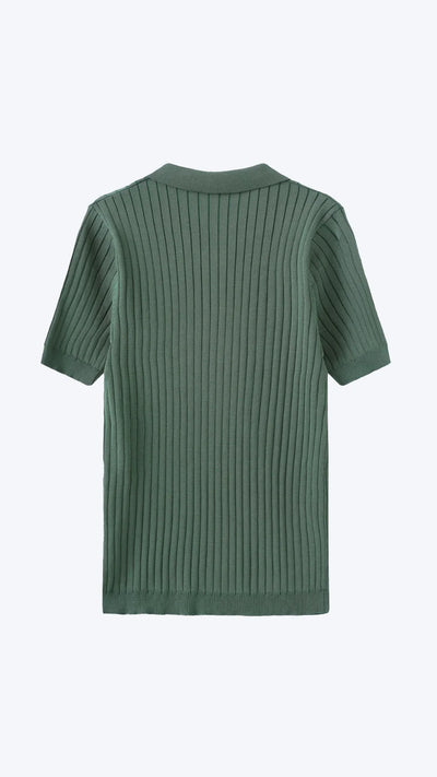 Gestreiftes Polo-Shirt mit kurzen Ärmeln