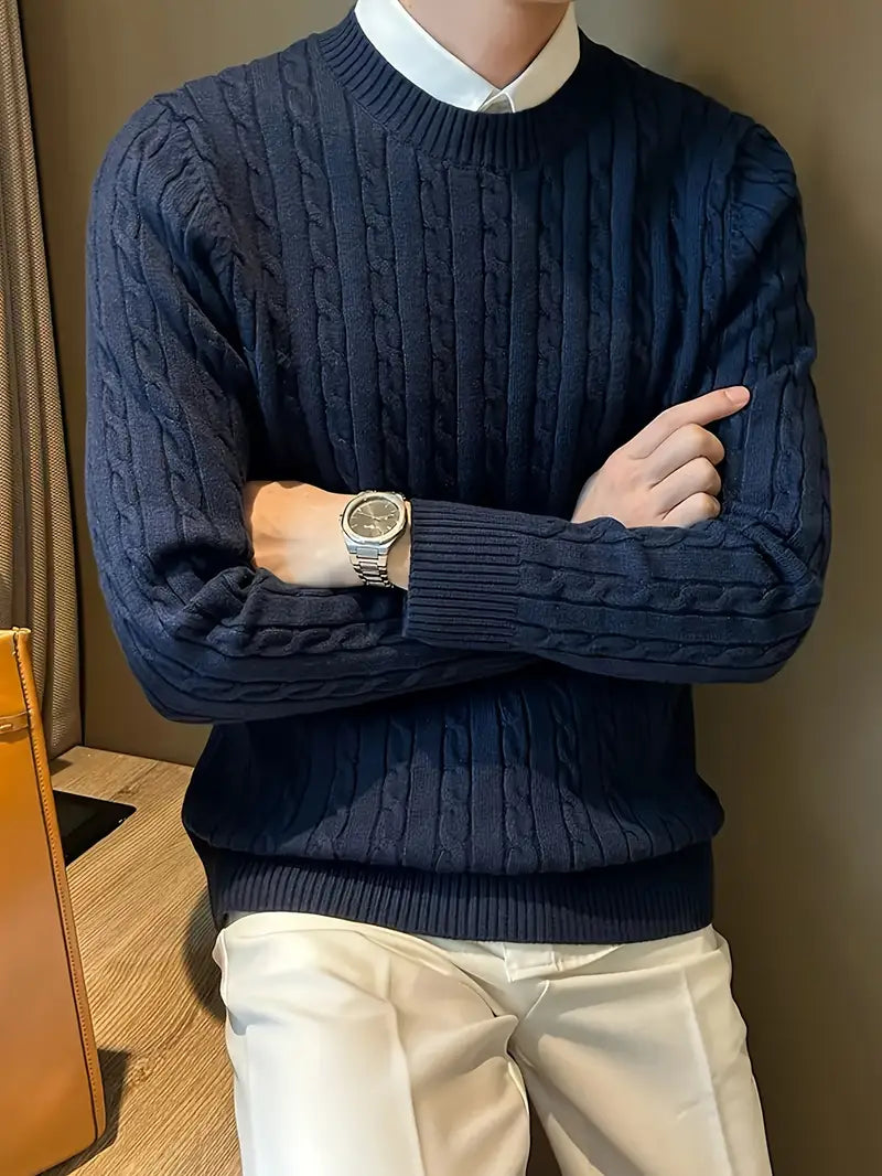 Rundhals Knit Sweater Herren