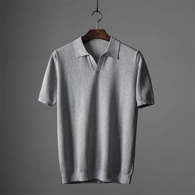 Gestricktes Poloshirt für Herren