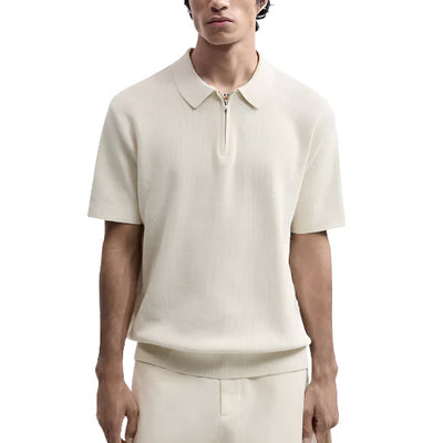 Zip Up Polo