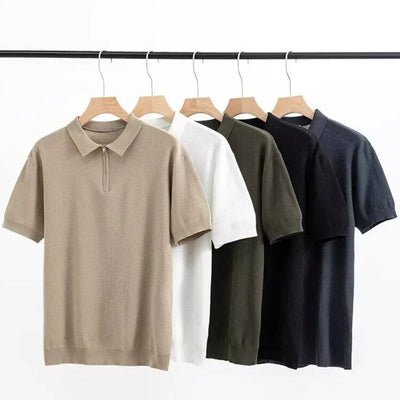 Zip Up Polo