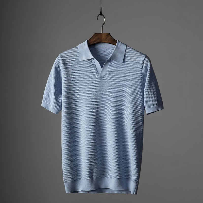 Gestricktes Poloshirt für Herren