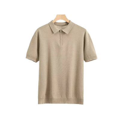 Zip Up Polo
