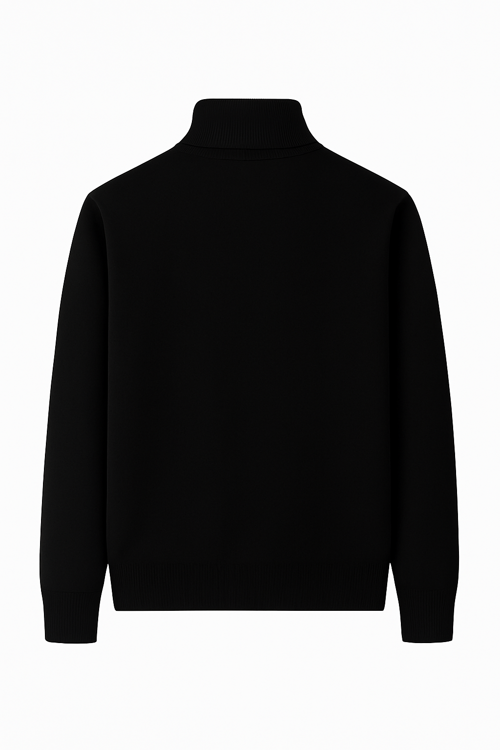 Aurivelle Pure Black Rollneck