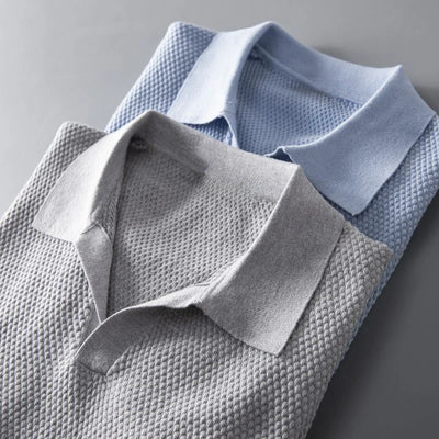 Gestricktes Poloshirt für Herren