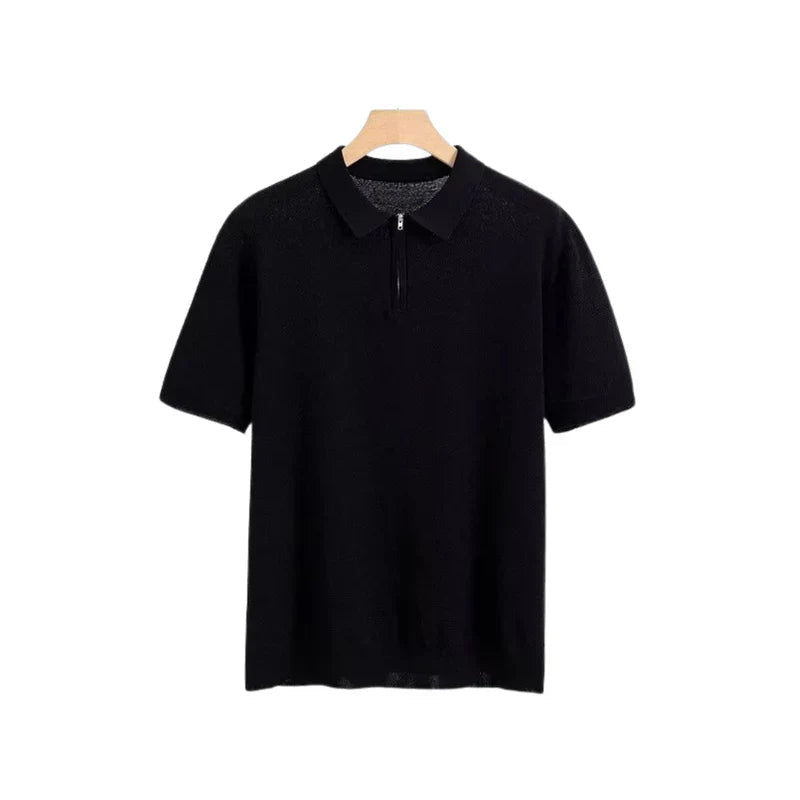 Zip Up Polo