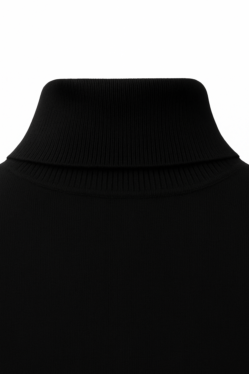 Aurivelle Pure Black Rollneck