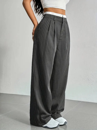 High-Waist Damen Anzughose