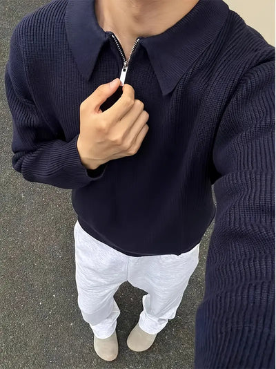 Vintage Half-Zip Sweater